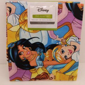 Disney Princess Cotton Fabric Fat Quarter 18x22 Material‎ Crafts Sewing Quilting